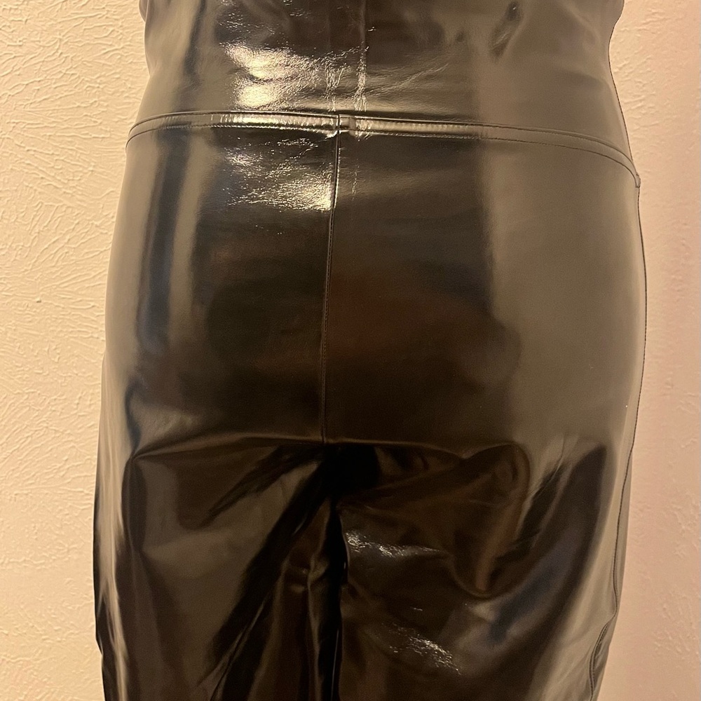Spanx patent leather leggings